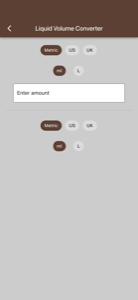 InterCook™ Liquid Volume Calculator