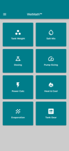 WetMath™ Reef & Aquarium Calculator