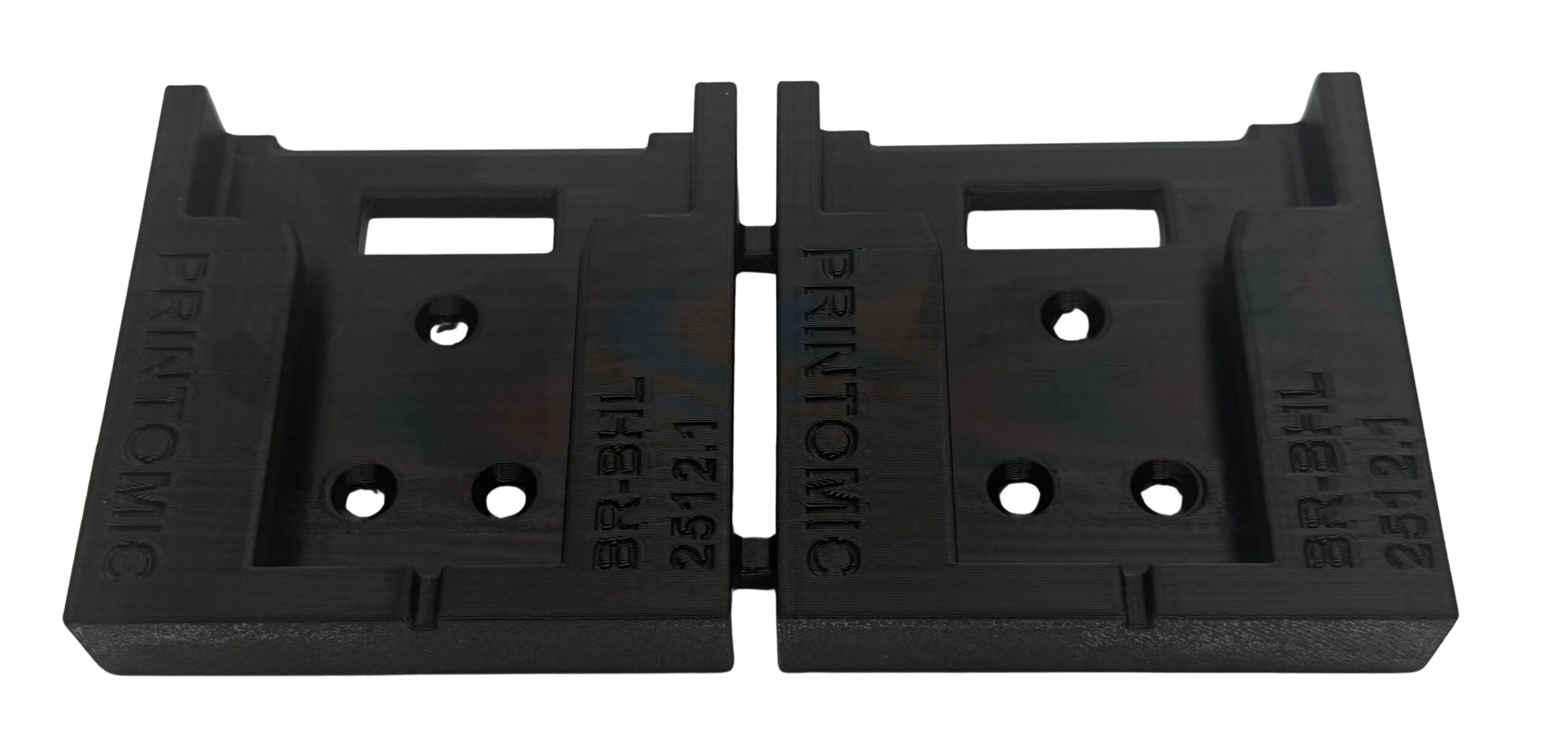 Printomic™ Latching Twin Battery Mounts/Hangers/Holders/Brackets for use with Bauer™ 20V Batteries