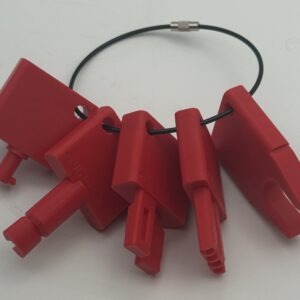 Set of Printomic™ Rodent Station Keys Models A, B, E, G, and O – Compatible with Common Plastic Bait Stations